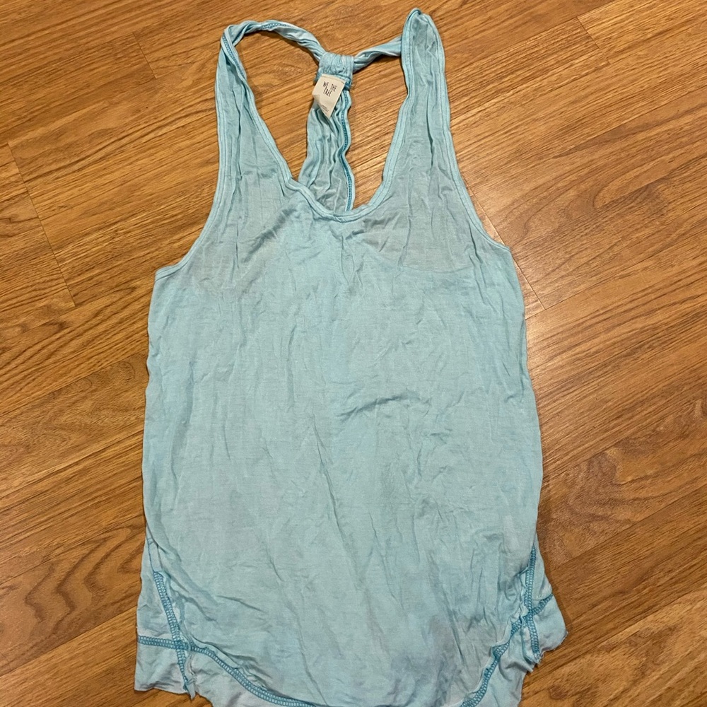 FREE PEOPLE BLUE TANK